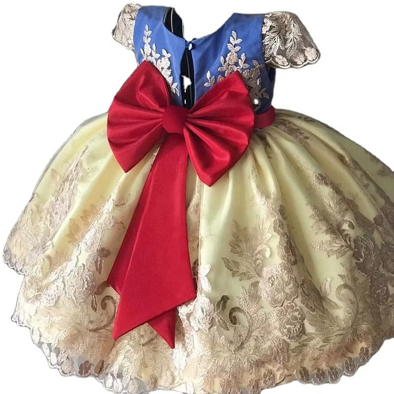 1 Year Old Baby Girl Sequin Tutu Flower Bow Princess Party Dress