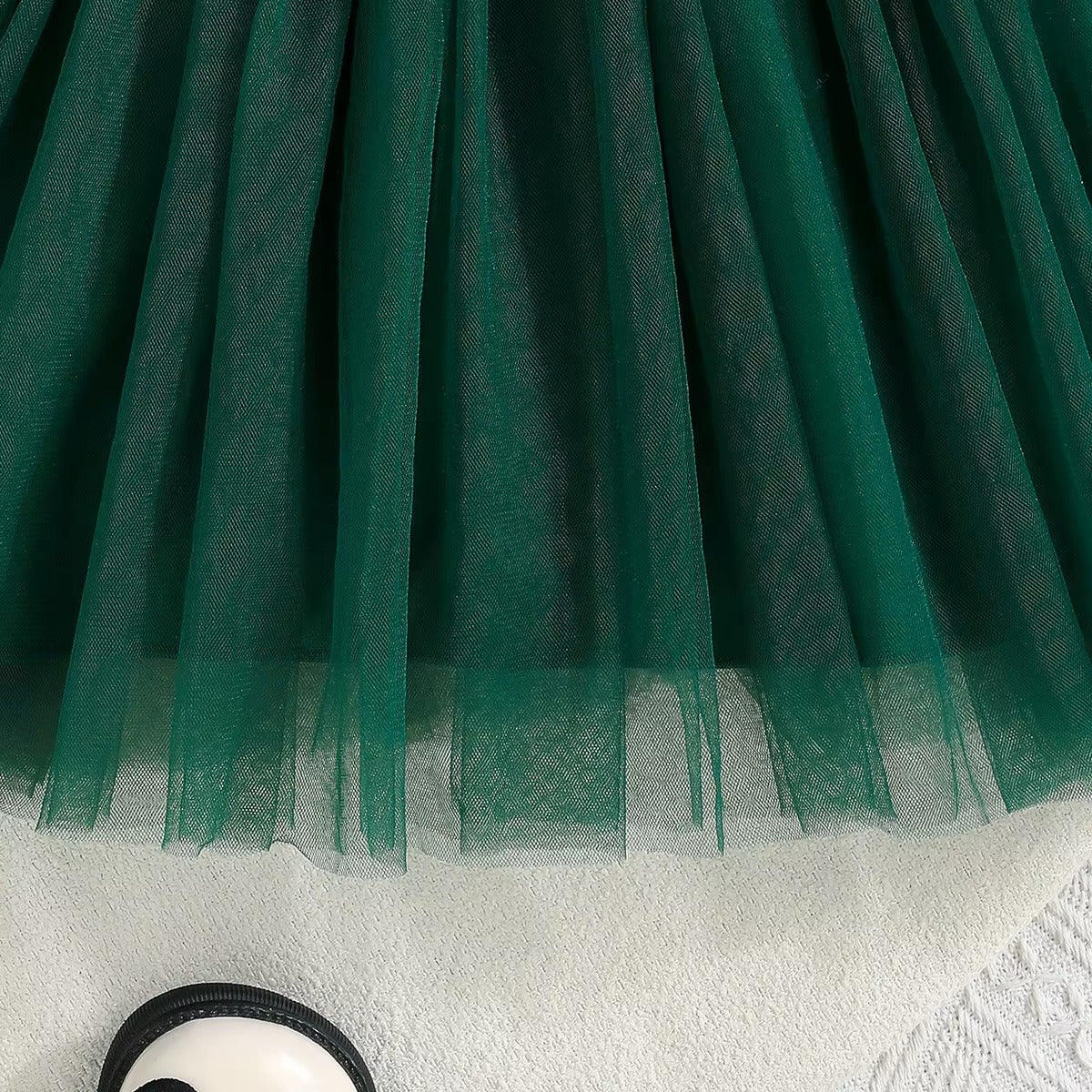 Baby Girls Solid Coat + Tulle Tutu Skirt Winter 2Pcs Set