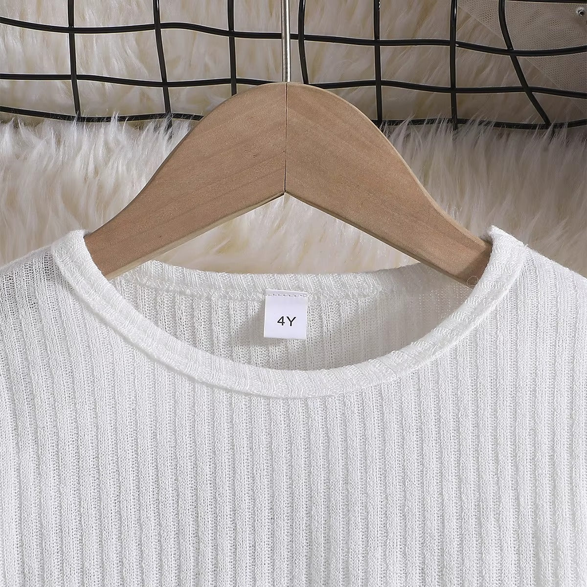 Girls Red Plaid Christmas Skirt & Hat 3Pcs Winter Set